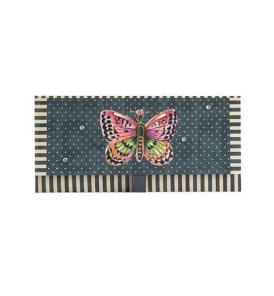 Dárková obálka Artebene s motýlkem 23x11cm