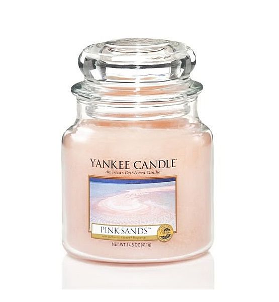 Vonná svíčka Yankee Candle Pink Sands classic střední  411g/90hod