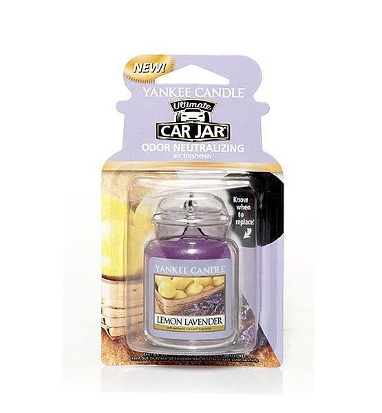 Vůně do auta Yankee Candle visačka Lemon Lavender