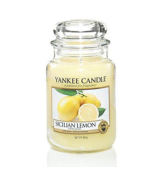 Vonná svíčka Yankee Candle Sicilian Lemon classic velký 623g/150hod