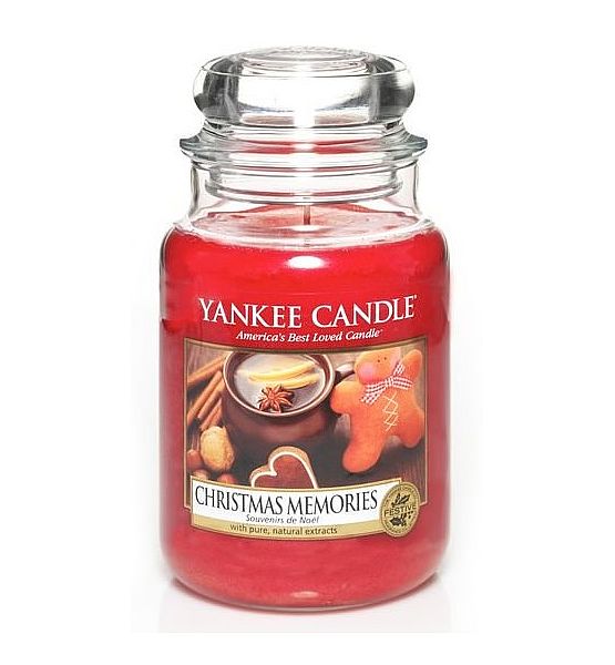 Vonná svíčka Yankee Candle Christmas Memories classic velký 623g/150hod