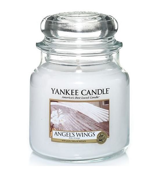Vonná svíčka Yankee Candle Angel Wings classic střední 411g/90hod