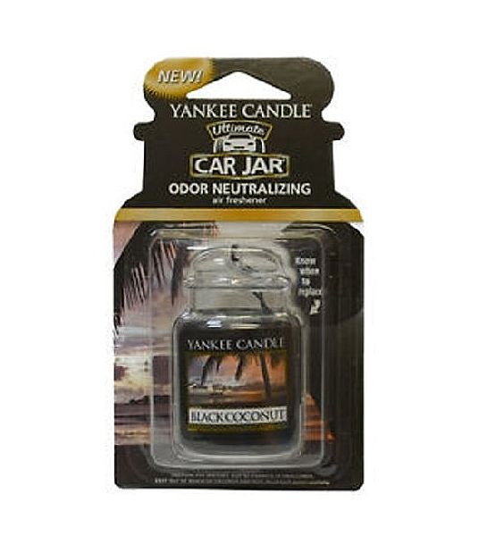 Vůně do auta Yankee Candle visačka Black Coconut