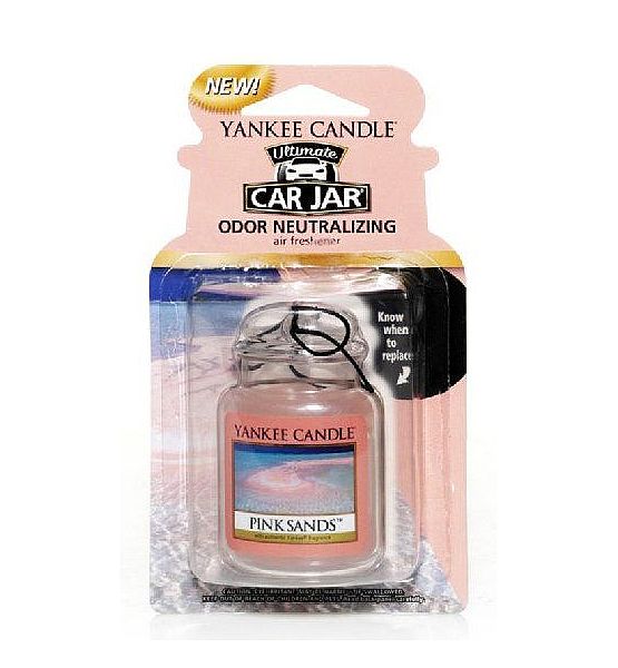 Vůně do auta Yankee Candle visačka Pink Sands 1ks