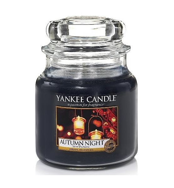 Vonná svíčka Yankee Candle Autumn Night classic střední 411g/90hod