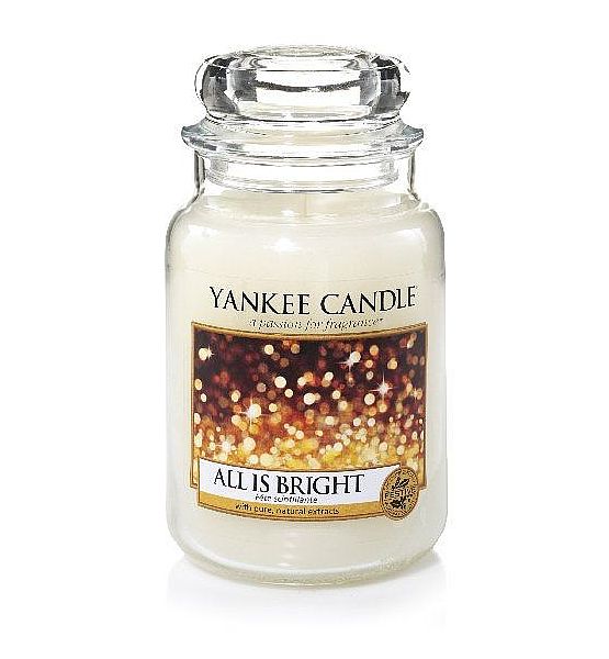 Vonná svíčka Yankee Candle All Is Bright classic velký 623g/150hod