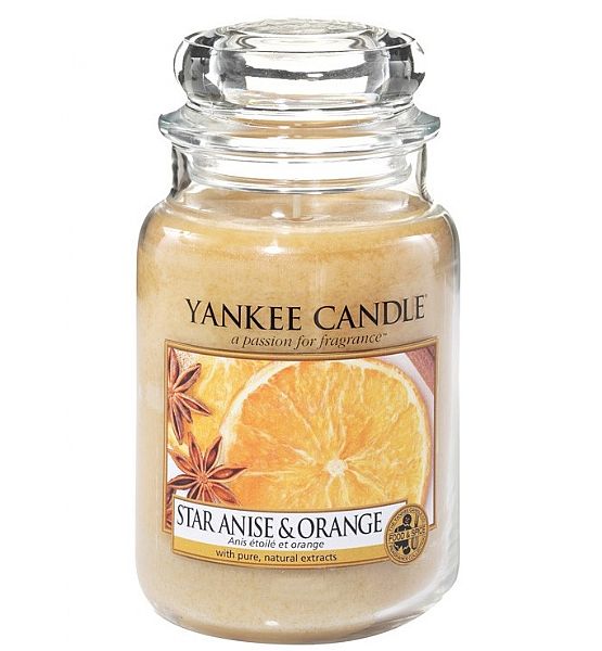 Vonná svíčka Yankee Candle Star Anise & Orange classic velký 623g/150hod