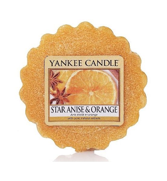 Vonný vosk do aromalampy Yankee Candle Star Anise & Orange 22g/8hod