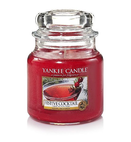 Vonná svíčka Yankee Candle Festive Cocktail classic střední  411g/90hod