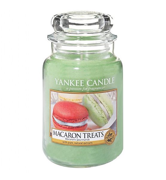 Vonná svíčka Yankee Candle Macaron Treats classic velký 623g/150hod