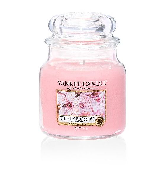 Vonná svíčka Yankee Candle Cherry Blossom classic střední 411g/90hod
