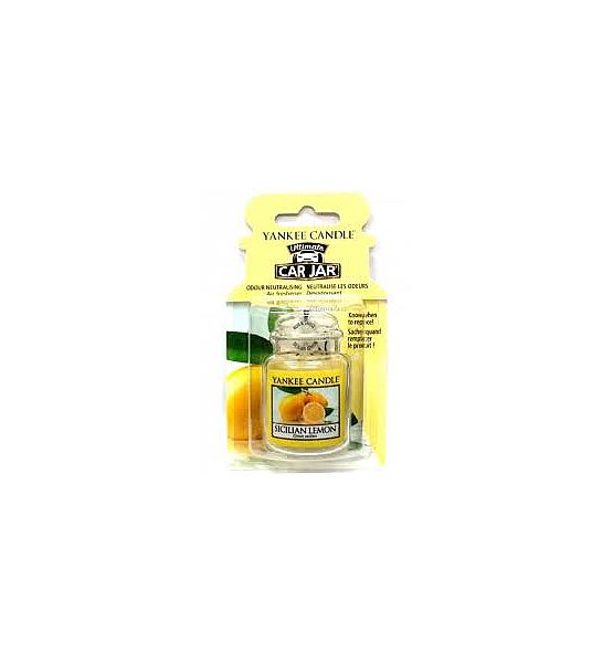 Vůně do auta Yankee Candle visačka Sicilian Lemon 1ks