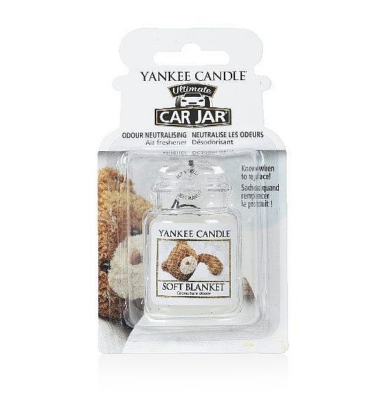 Vůně do auta Yankee Candle visačka Soft Blanket