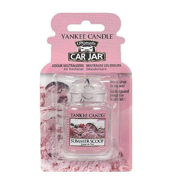 Vůně do auta Yankee Candle visačka Summer Scoop 1ks