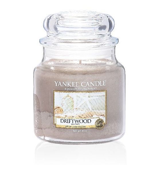 Vonná svíčka Yankee Candle Driftwood classic střední 411g/90hod