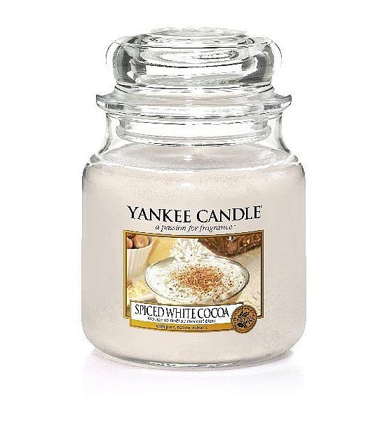 Vonná svíčka Yankee Candle Spice White Cocoa classic střední 411g/90hod