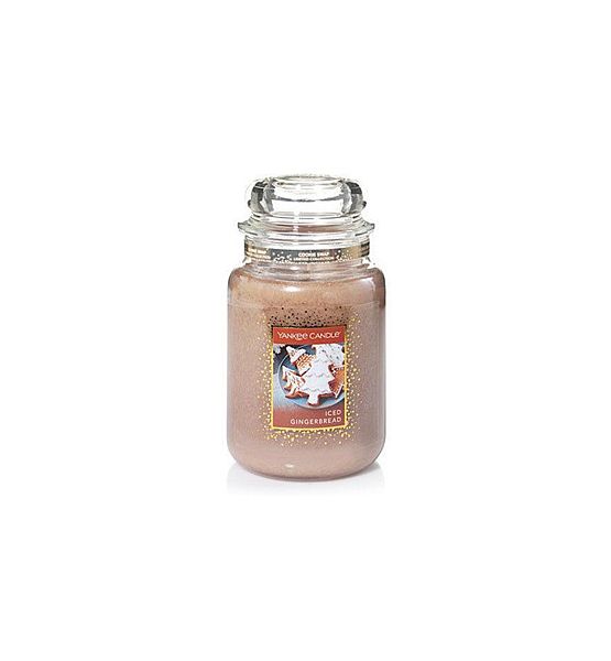 Vonná svíčka Yankee Candle Iced Gingerbread classic velký 623g/150hod