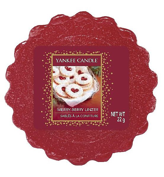 Vonný vosk do aromalampy Yankee Candle Merry Berry Linzer 22g/8hod