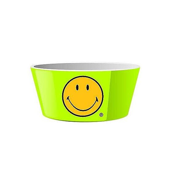 Miska Zak Designs Smiley na cereálie zelená plastová 15x7 cm