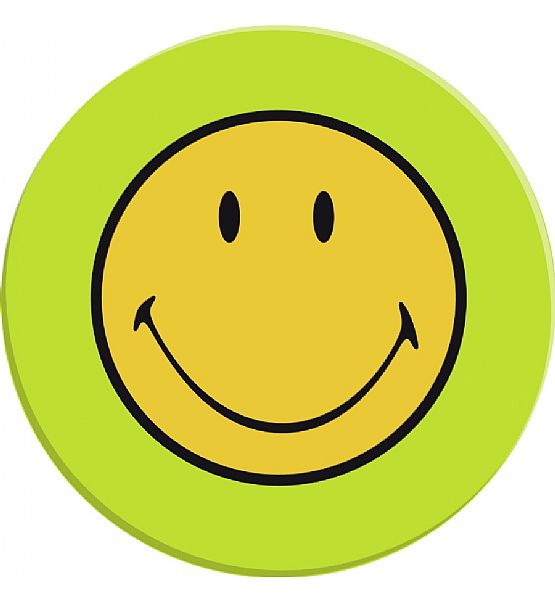 Talíř Zak Designs Smiley na salát zelený plast 20 cm