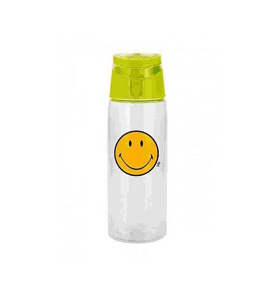 Láhev Zak Designs Smiley zelená plastová 750ml