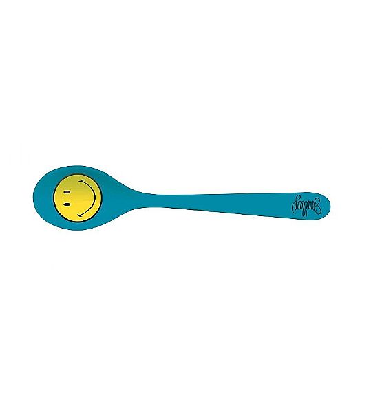 Lžička Zak Designs Smiley modrá plastová 17cm