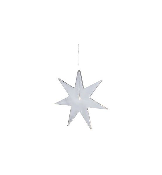 Vánoční svítící dekorace hvězda "KARLA" 33cm