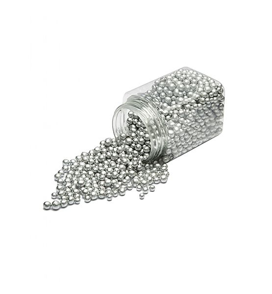 Dekorační kamínky Sia Home Fashion stříbrné 350 ml