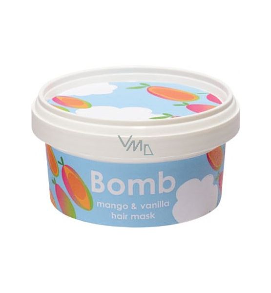 Vlasová maska Bomb Cosmetics Mango a vanilka 210ml