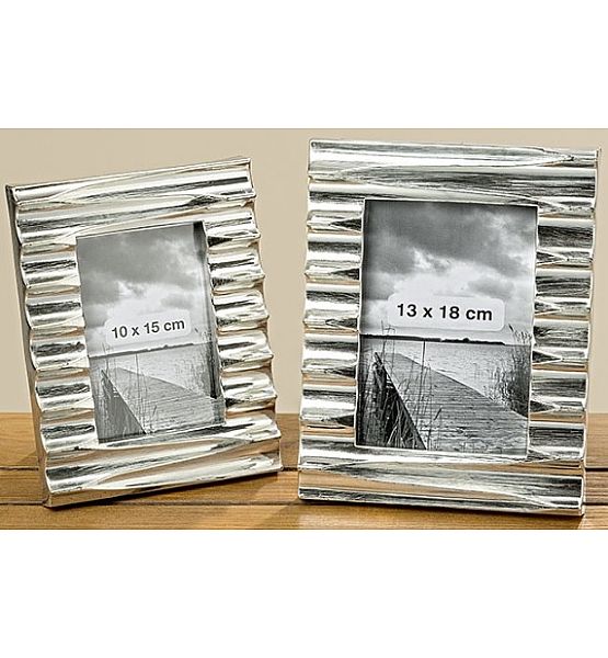 Fotorámeček Boltze  stříbrný plast (cena za ks) 10x15cm