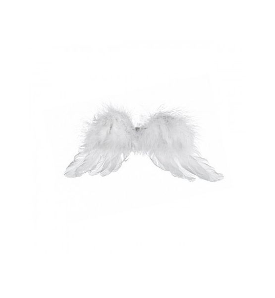 Vánoční ozdoba andělská křídla Sia Home Fashion bílá 12cm
