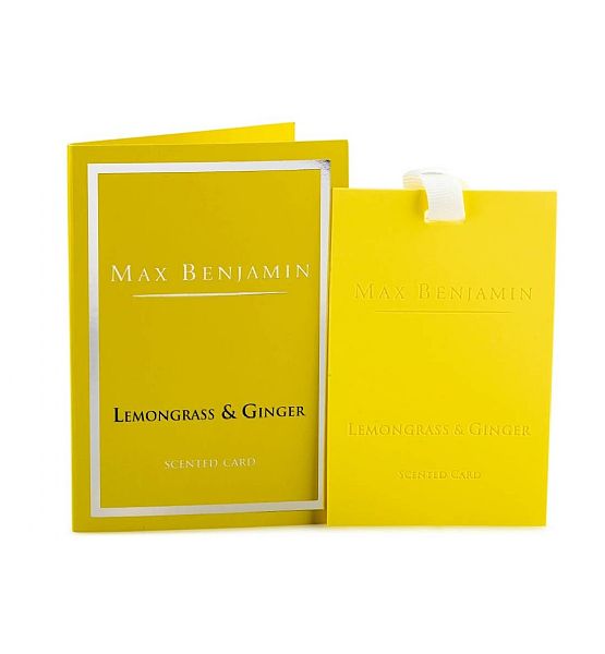 Vonná karta Max Benjamin - Lemongrass & Ginger