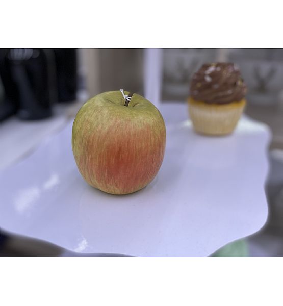 Dekorační jablko Sia Home Fashion červená 8x7 cm