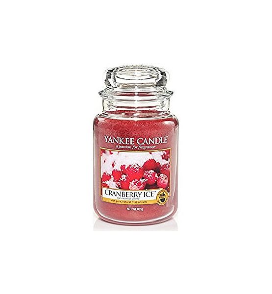 Vonná svíčka Yankee Candle Cranberry Ice classic velký 623g/150hod