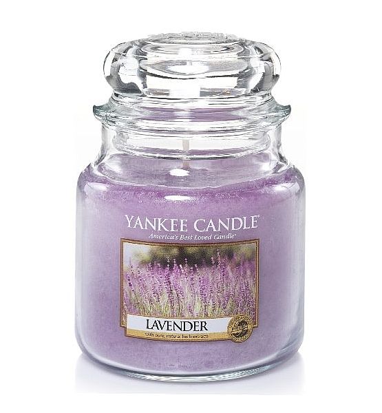 Vonná svíčka Yankee Candle Lavender classic střední 411g/90hod