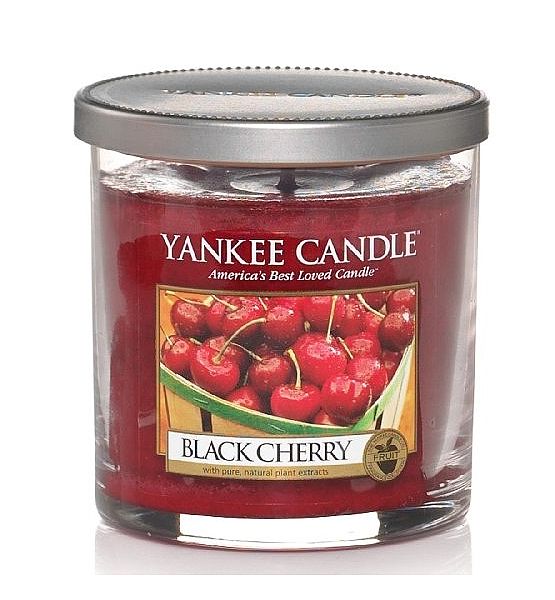 Vonná svíčka Yankee Candle Black Cherry decor malý 198g/35hod
