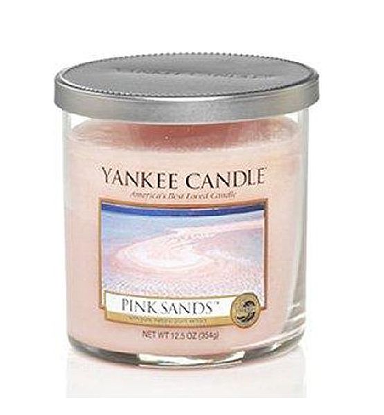 Vonná svíčka Yankee Candle Pink Sands decor malý 198g/35hod