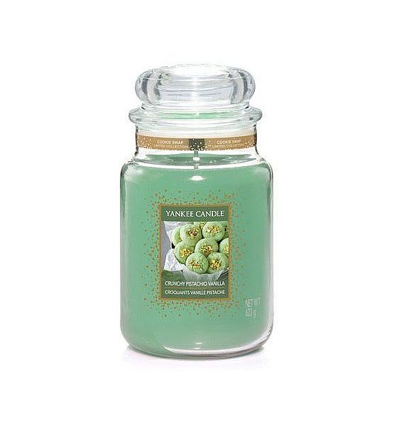 Vonná svíčka Yankee Candle Crunchy Pistachio Vanilla classic velký 623g/150hod