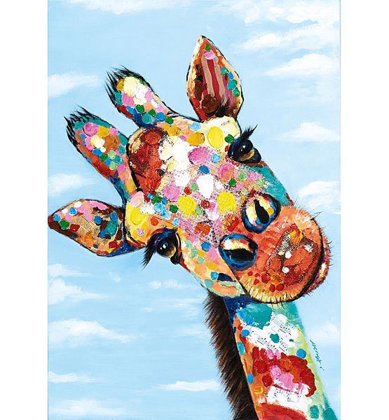 Obraz Maxidesign žirafa hlava  70x100 cm