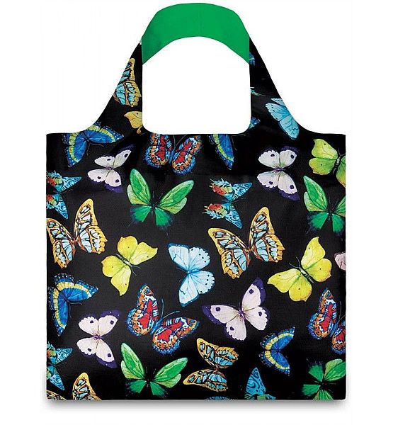 Nákupní taška LOQI motýli 50x42 cm