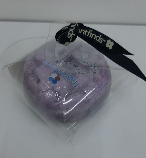 Fragrant Masážní glycerinové mýdlo s houbou Lavender 200g - s vůní levandule