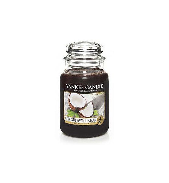 Vonná svíčka Yankee Candle Coconut Vanilla Bean classic velký 623g/150hod