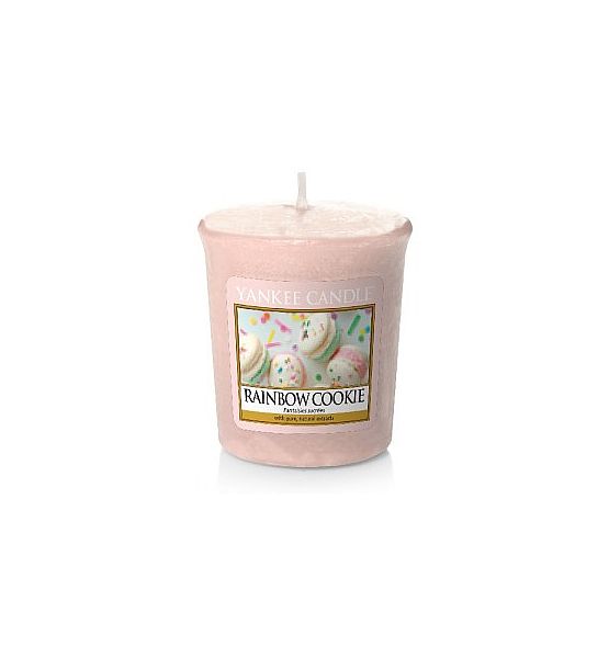 Vonná votivní svíčka Yankee Candle Rainbow Cookie 49g/15hod