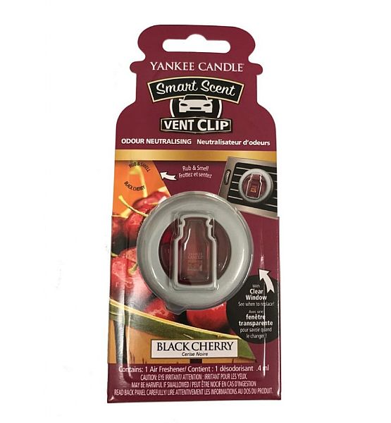 Vůně do auta Yankee Candle clip Black Cherry 1ks