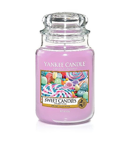 Vonná svíčka Yankee Candle Sweet Candies classic velký 623g/150hod