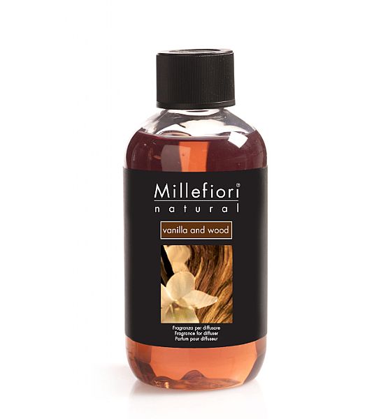 Náplň do difuzéru Millefiori Milano VANILLA & WOOD 250ml