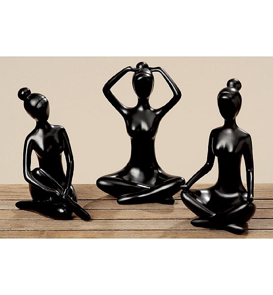 Dekorační soška YOGA Boltze polyresin 30x20x11cm (cena za ks)