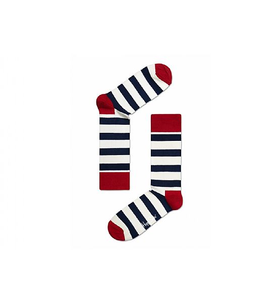 Barevné pruhované ponožky Happy Socks, vzor Stripe - M-L (41-46)