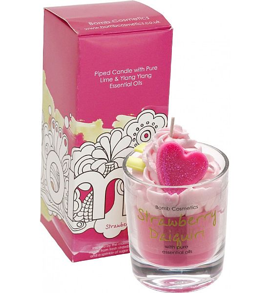Vonna svíčka v dárkovém balení Bomb Cosmetics  - Strawberry Daiquiri 11X7cm/30hod