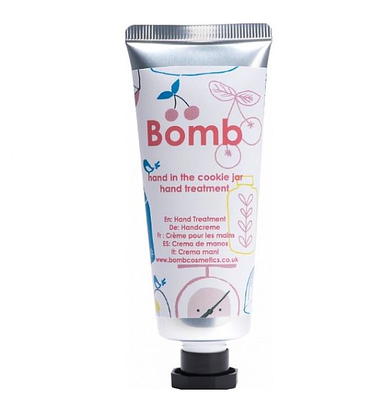 Krém na ruce v tubě Bomb Cosmetics - Třešnový koláč 25ml